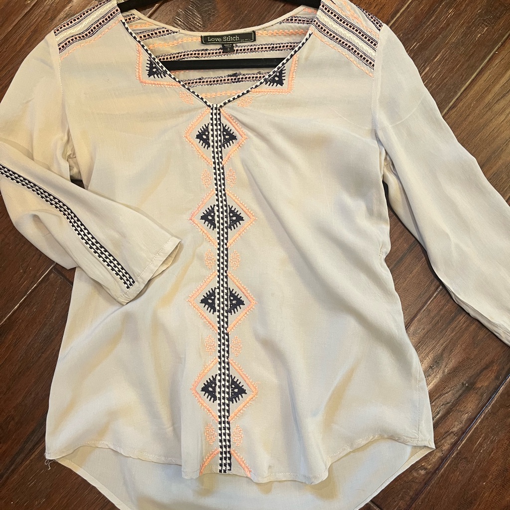 Beautiful Hand Stitched Shirt Beautiful Hand Stitched Shirt